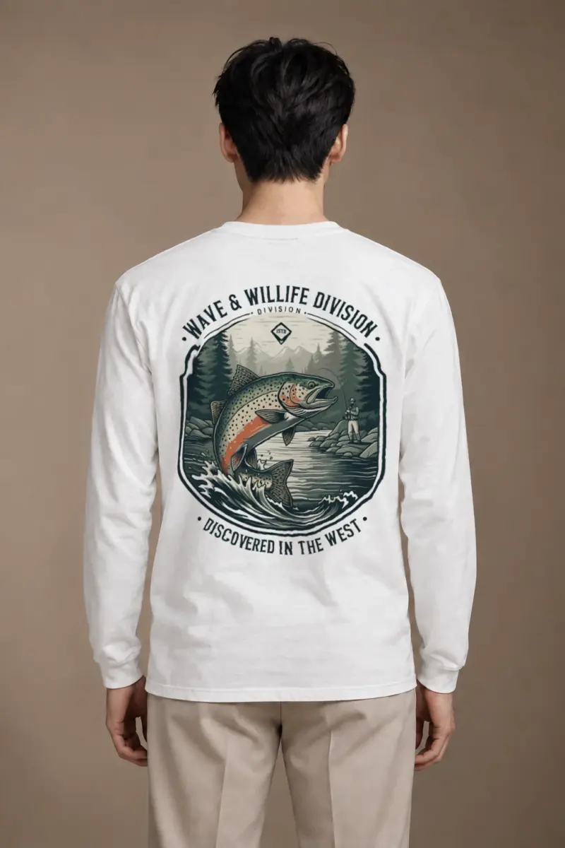 "Wave & Wildlife" Unisex Longsleeve T-shirt | Gildan 2400