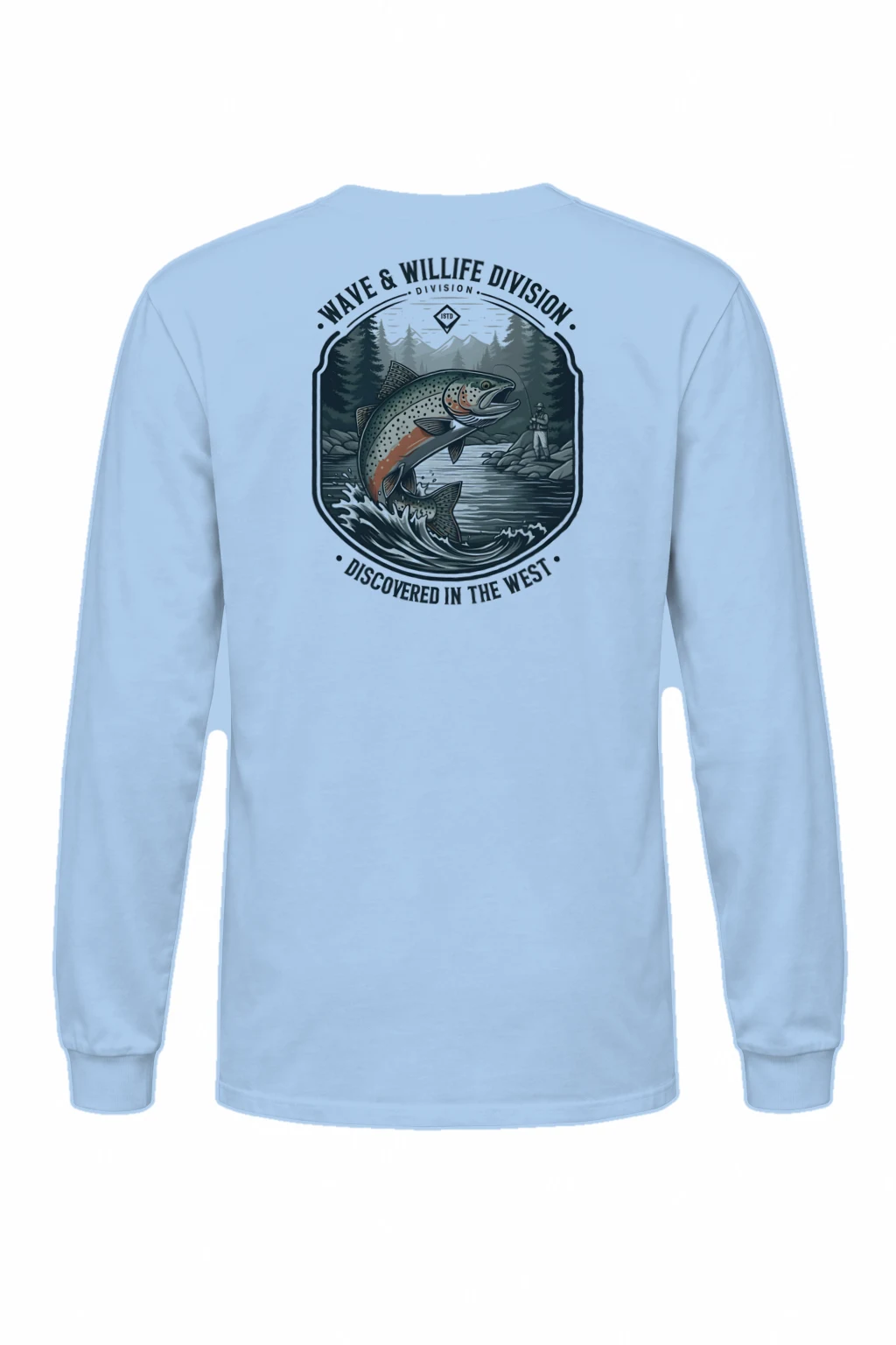 "Wave & Wildlife" Unisex Longsleeve T-shirt | Gildan 2400