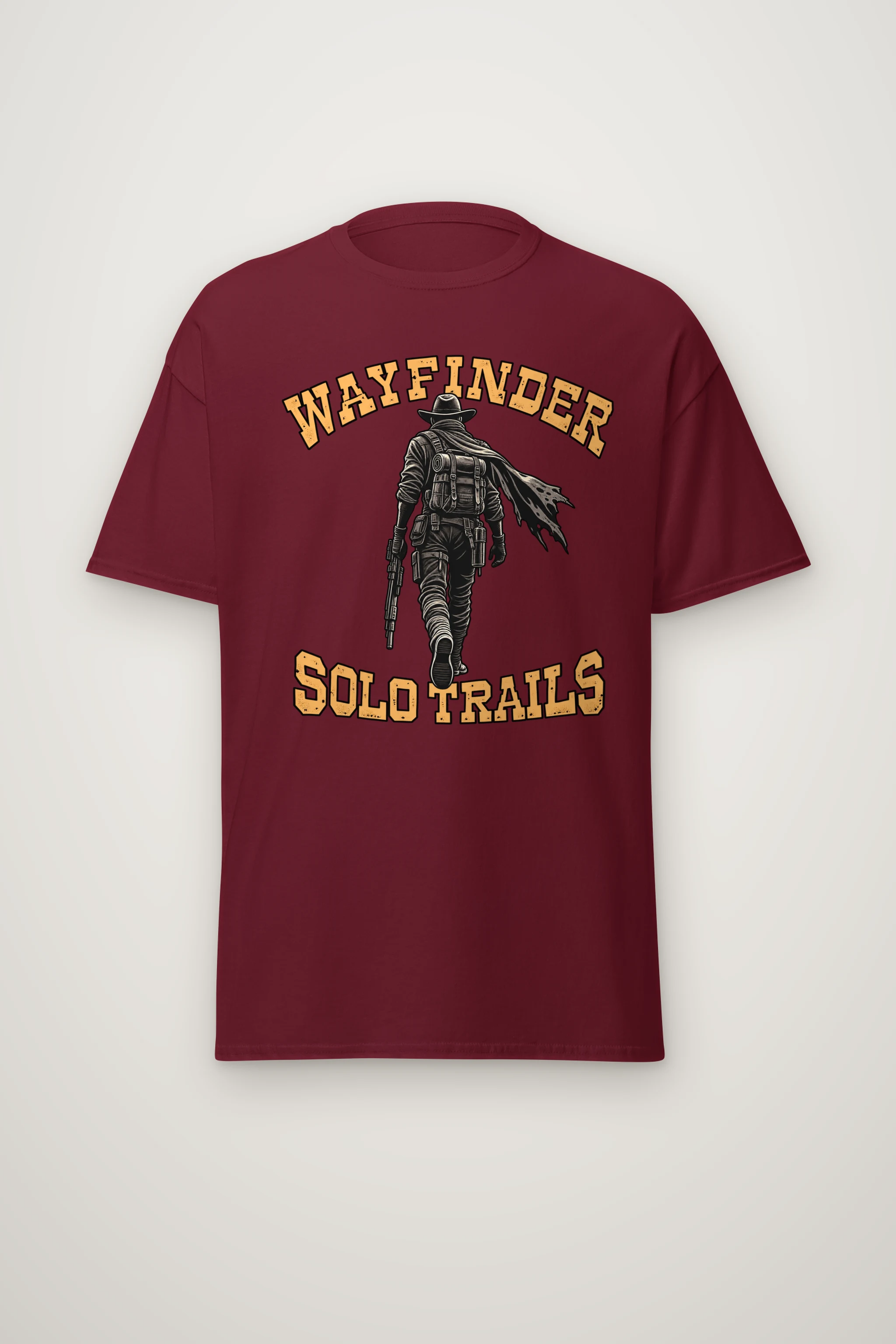 "Wayfinder Solo Trails" Heavyweight Unisex Crewneck T-shirt