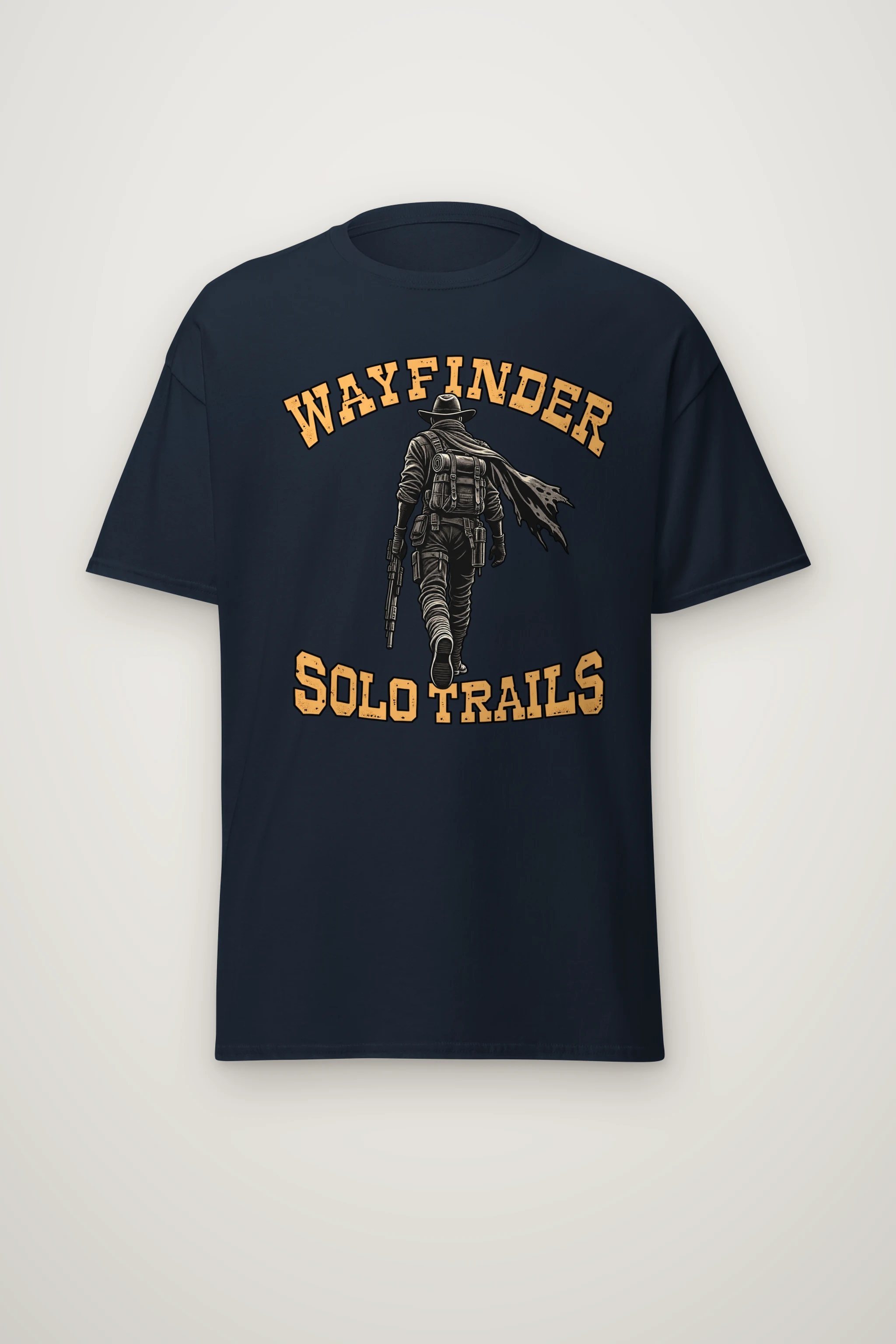 "Wayfinder Solo Trails" Heavyweight Unisex Crewneck T-shirt