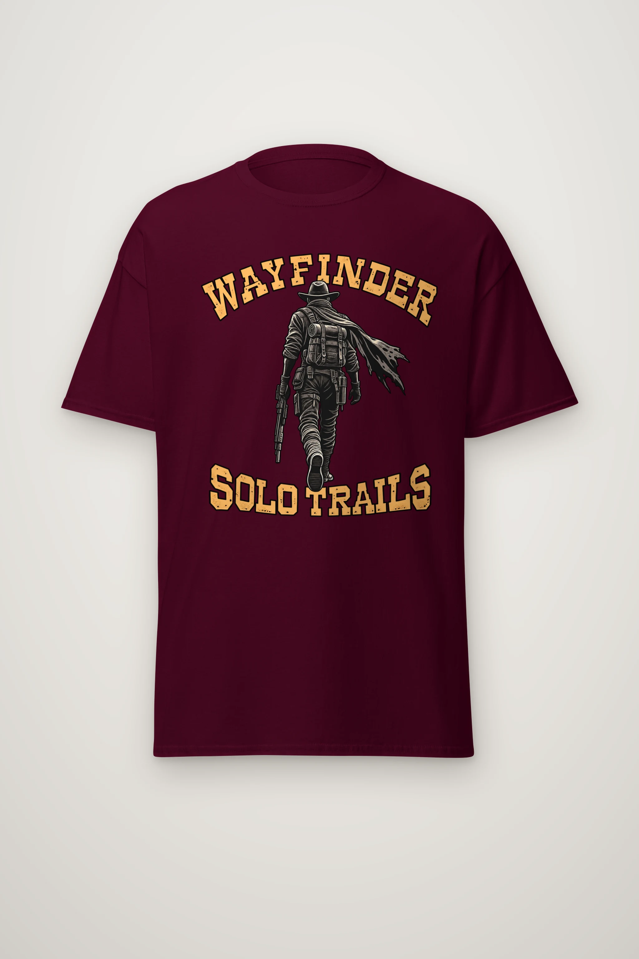 "Wayfinder Solo Trails" Heavyweight Unisex Crewneck T-shirt