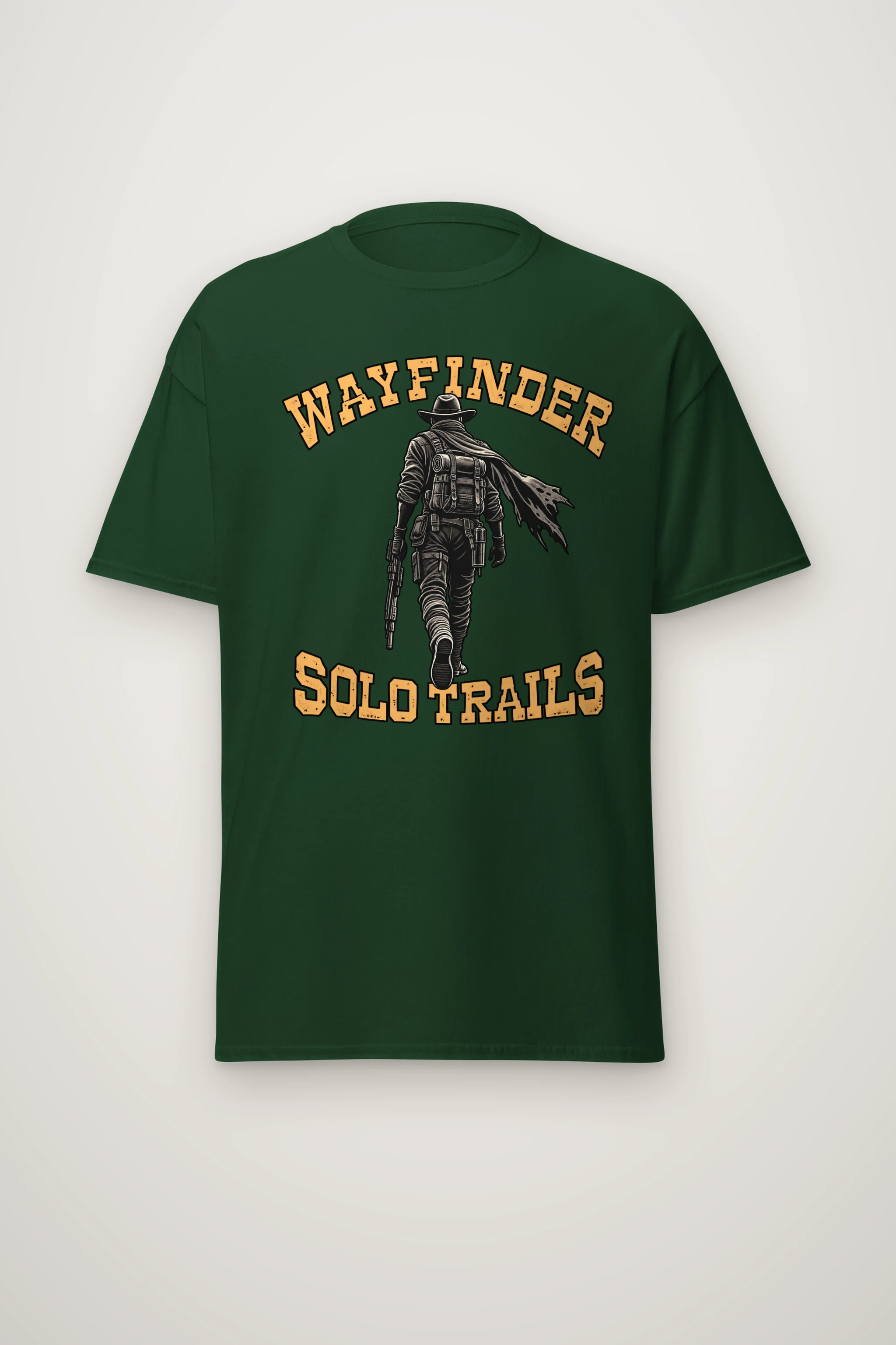 "Wayfinder Solo Trails" Heavyweight Unisex Crewneck T-shirt