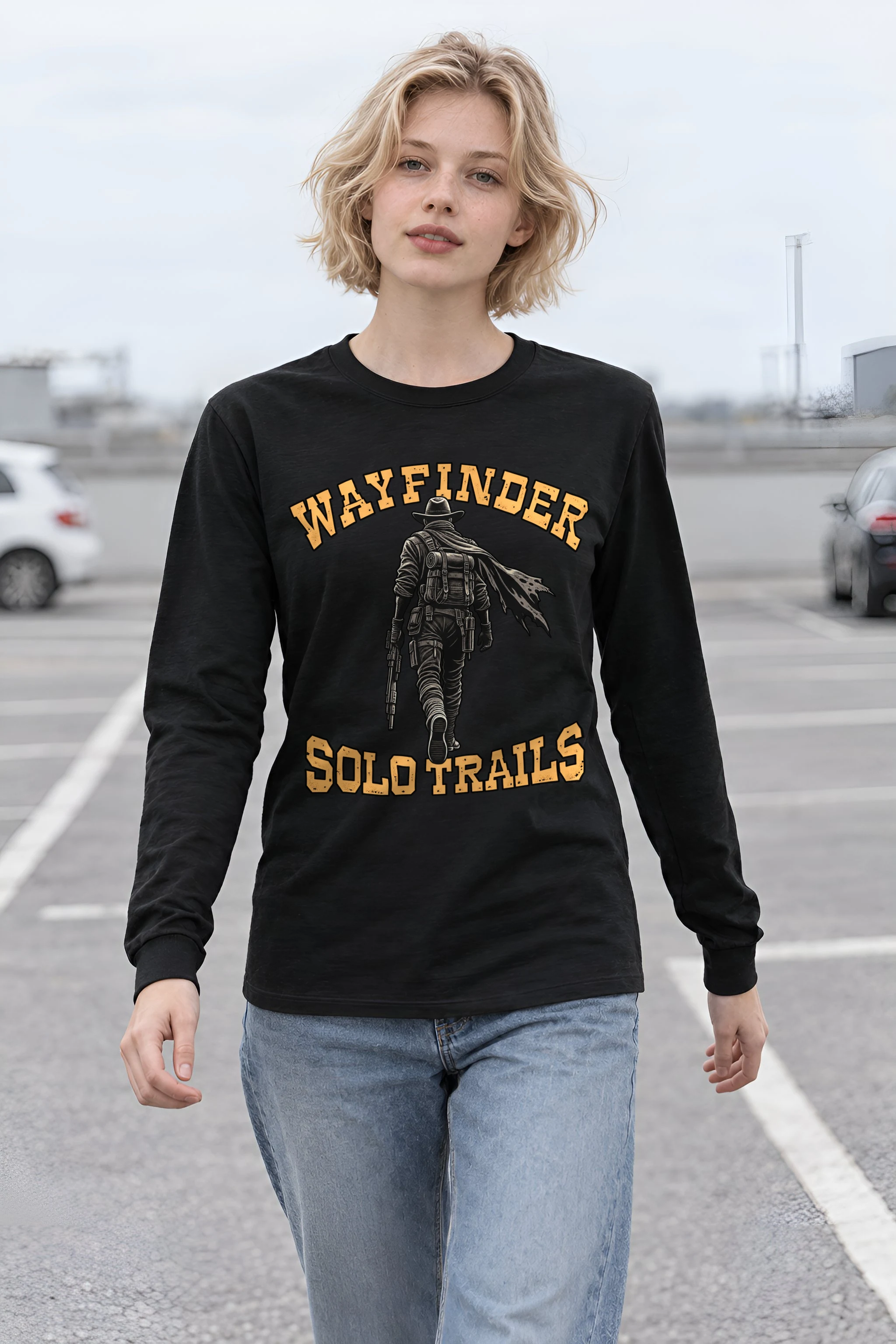 "Wayfinder Solo Trails" Unisex Longsleeve T-shirt
