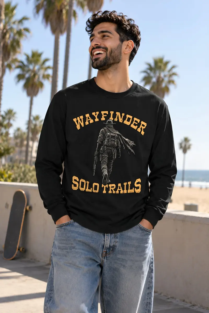"Wayfinder Solo Trails" Unisex Longsleeve T-shirt
