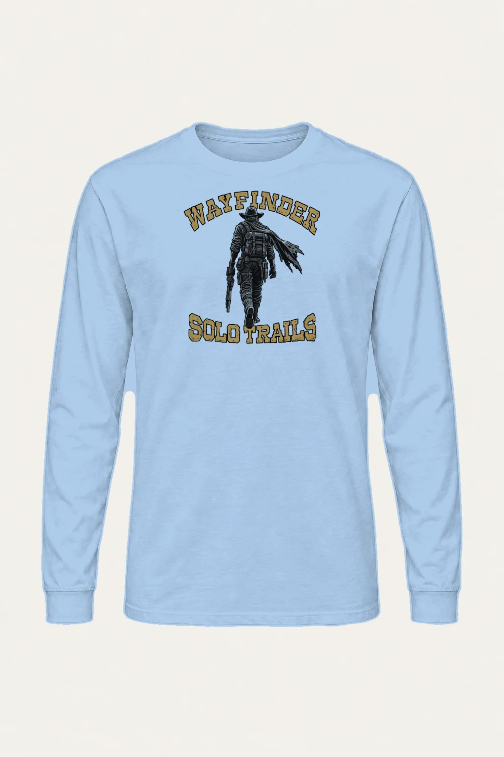 "Wayfinder Solo Trails" Unisex Longsleeve T-shirt | Gildan 2400