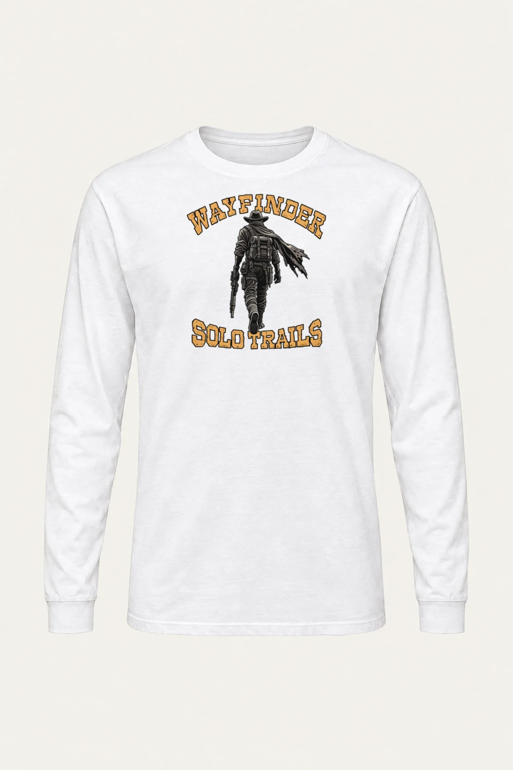 "Wayfinder Solo Trails" Unisex Longsleeve T-shirt | Gildan 2400