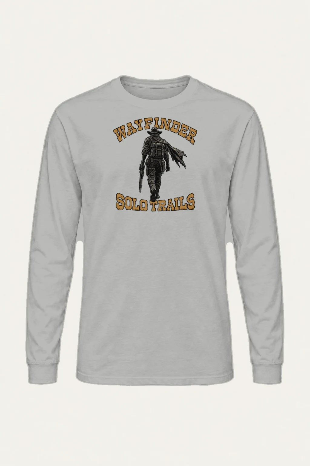 "Wayfinder Solo Trails" Unisex Longsleeve T-shirt | Gildan 2400