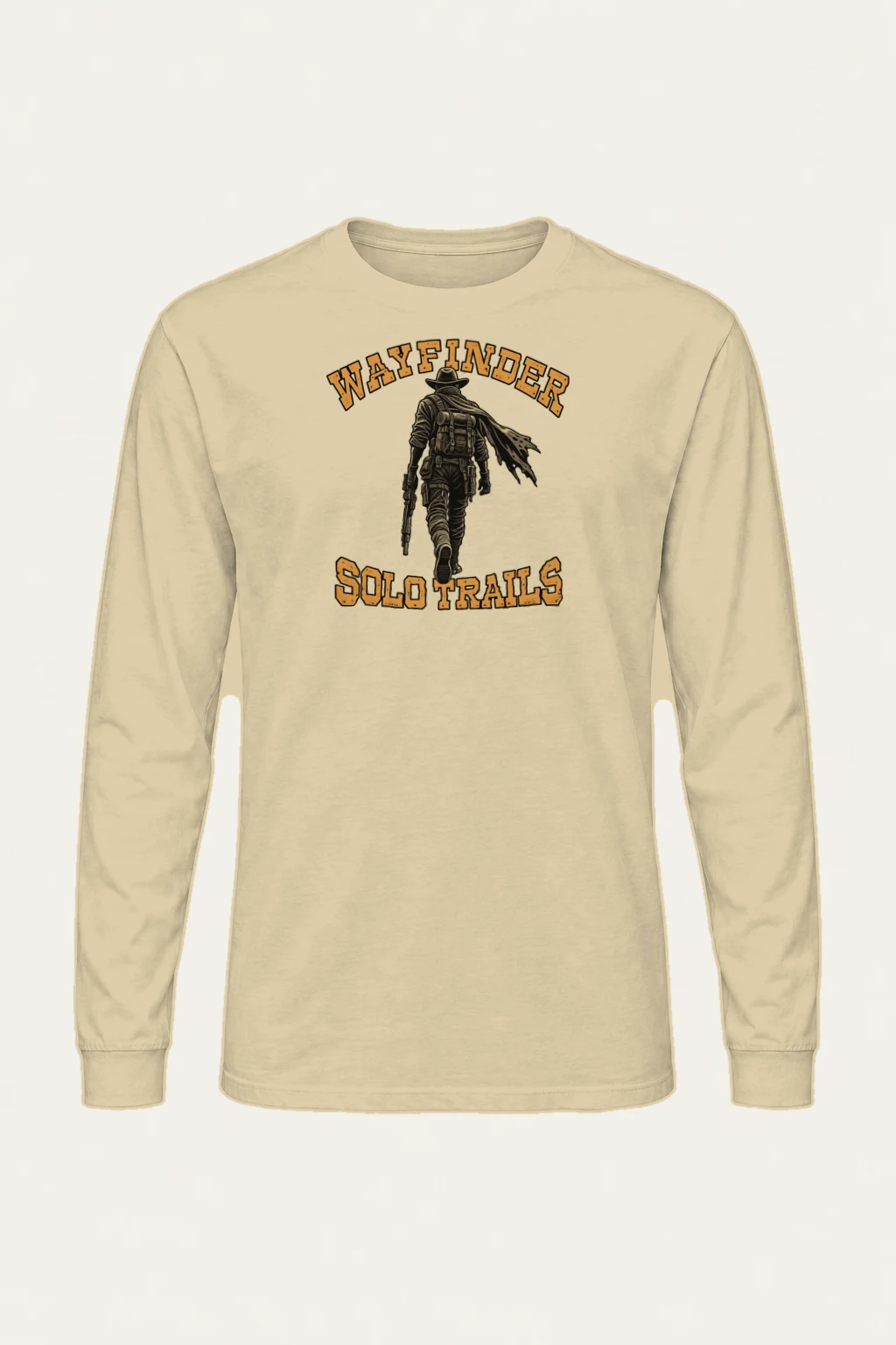 "Wayfinder Solo Trails" Unisex Longsleeve T-shirt | Gildan 2400