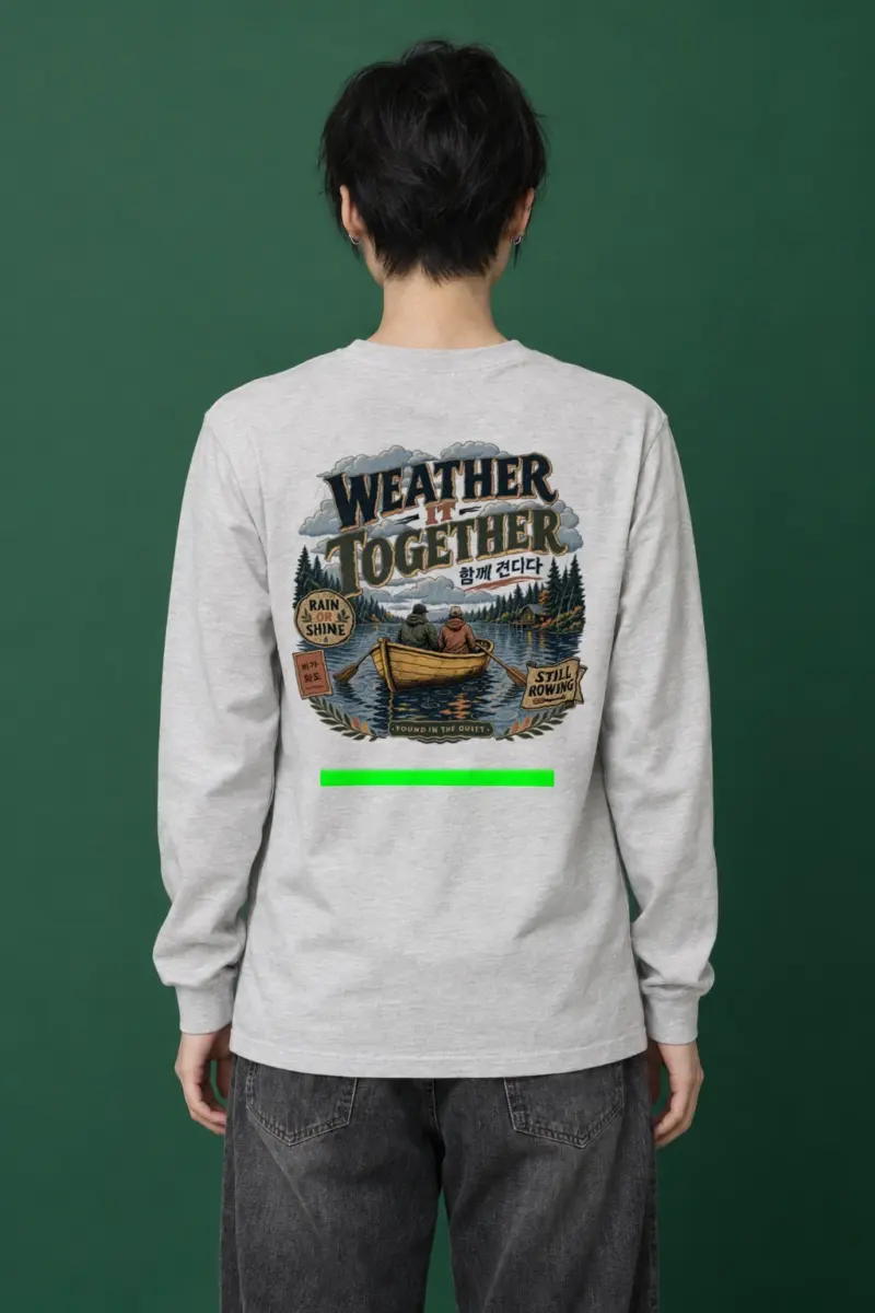 "Weather It Together" Unisex Longsleeve T-shirt | Gildan 2400