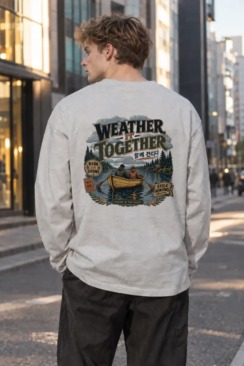 "Weather It Together" Unisex Longsleeve T-shirt | Gildan 2400