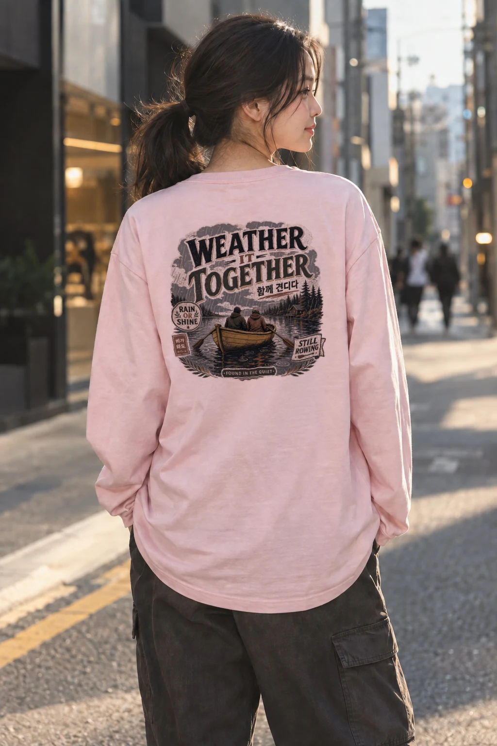 "Weather It Together" Unisex Longsleeve T-shirt | Gildan 2400