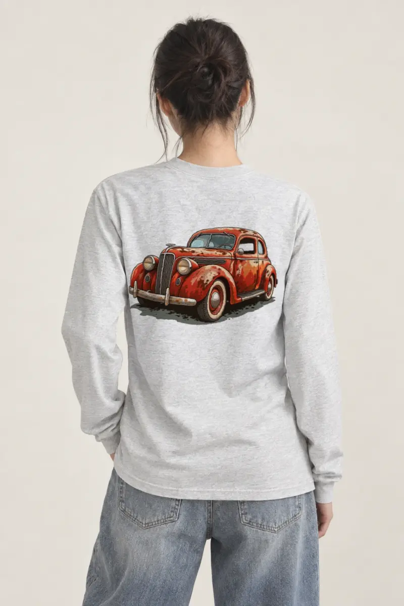 "Weathered Red Classic" Unisex Longsleeve T-shirt