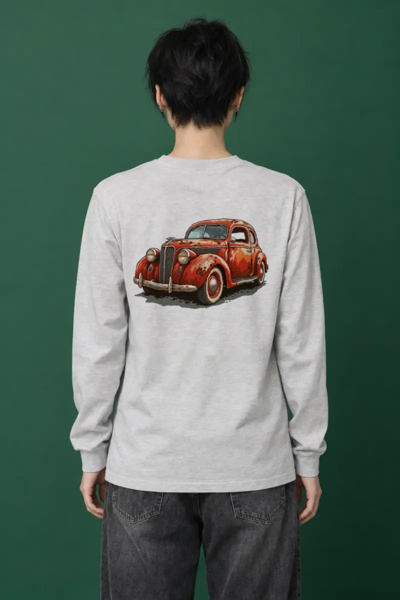 "Weathered Red Classic" Unisex Longsleeve T-shirt | Gildan 2400