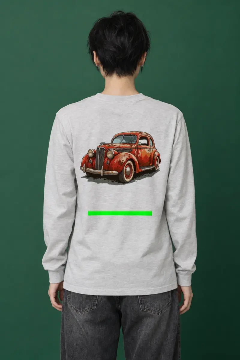 "Weathered Red Classic" Unisex Longsleeve T-shirt | Gildan 2400