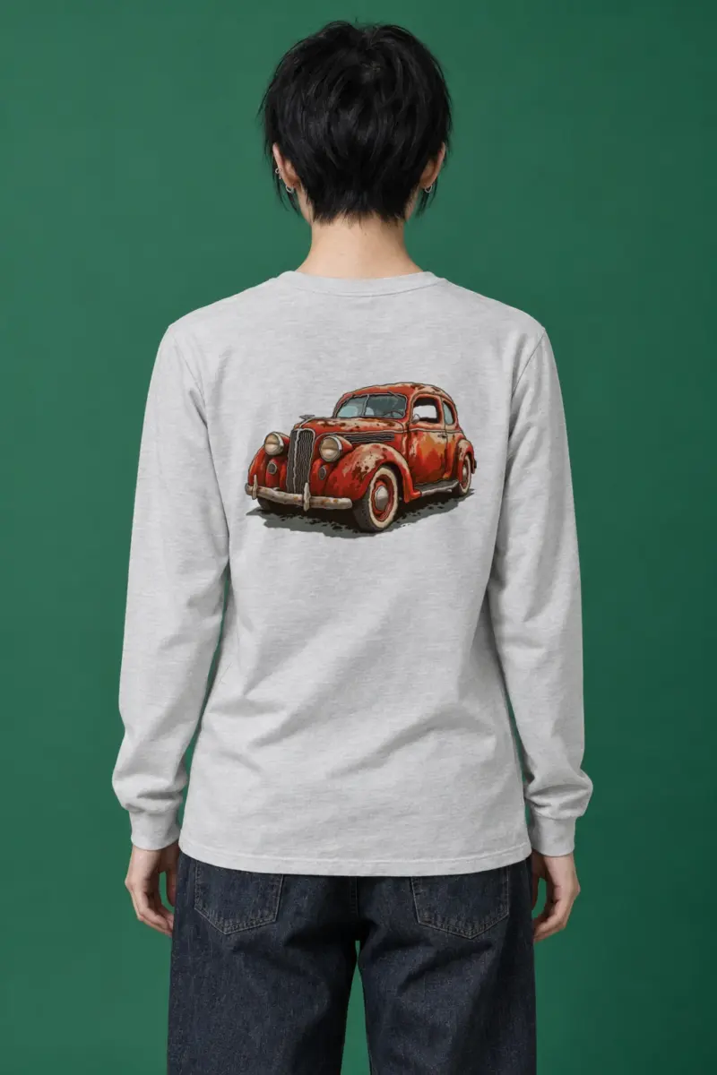 "Weathered Red Classic" Unisex Longsleeve T-shirt