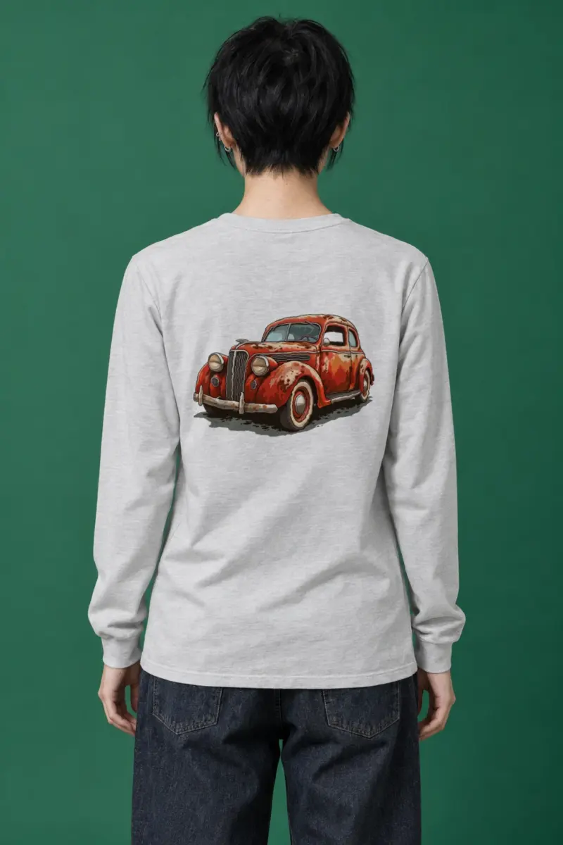 "Weathered Red Classic" Unisex Longsleeve T-shirt