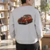 "Weathered Red Cruiser" Heavy Blend Unisex Crewneck Sweatshirt | Gildan 18000