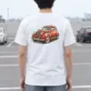 "Weathered Red Cruiser" Heavyweight Unisex Crewneck T-shirt