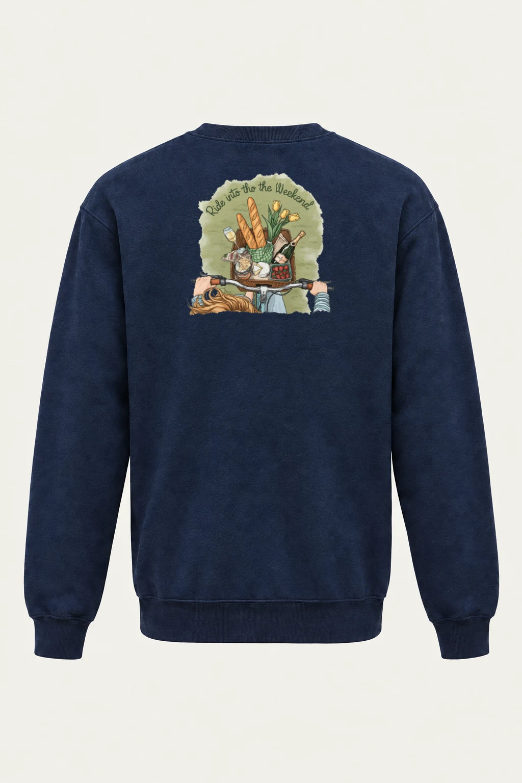 "Weekend Picnic Ride" Heavy Blend Unisex Crewneck Sweatshirt | Gildan 18000