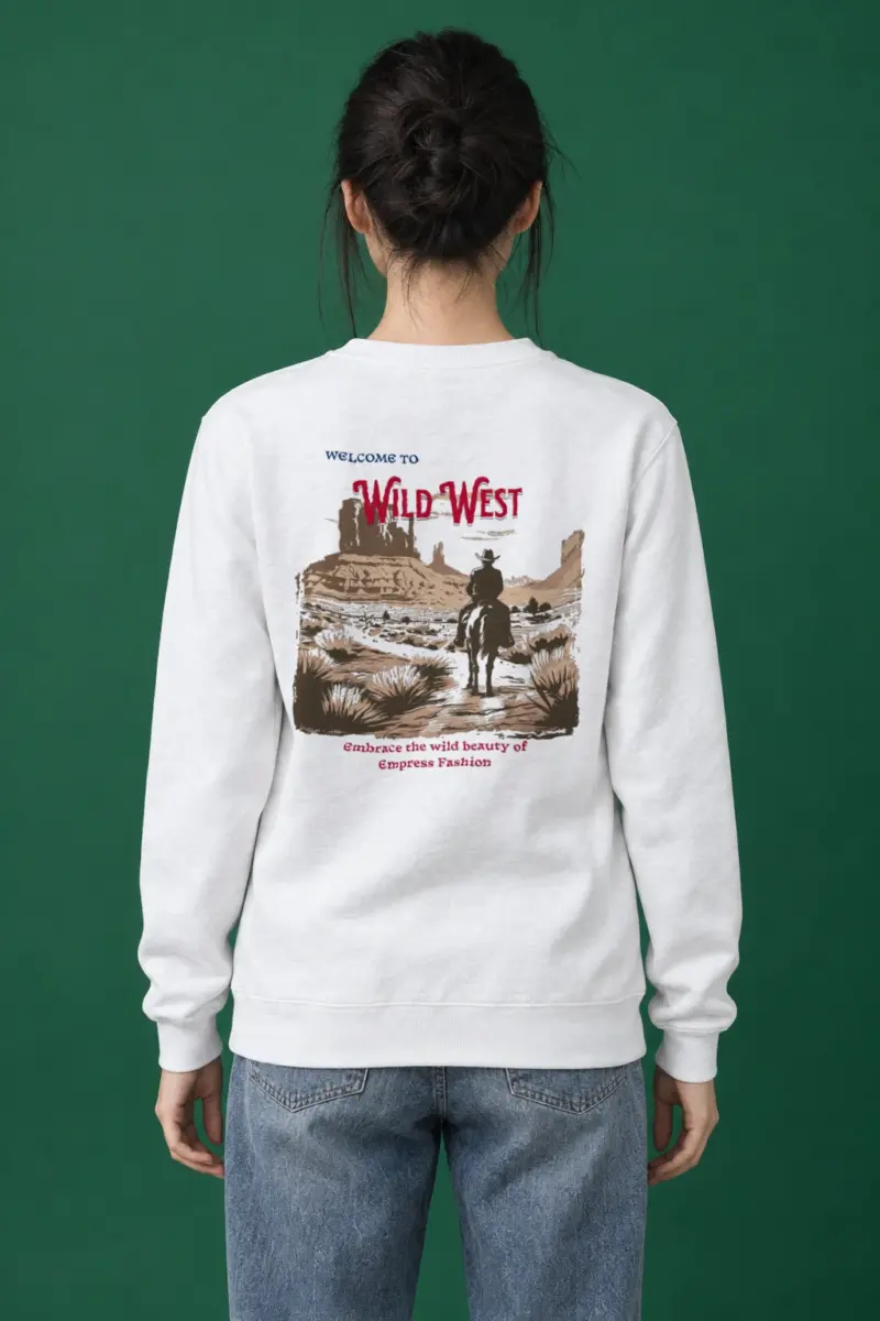 "Welcome To Wild West" Heavy Blend Unisex Crewneck Sweatshirt