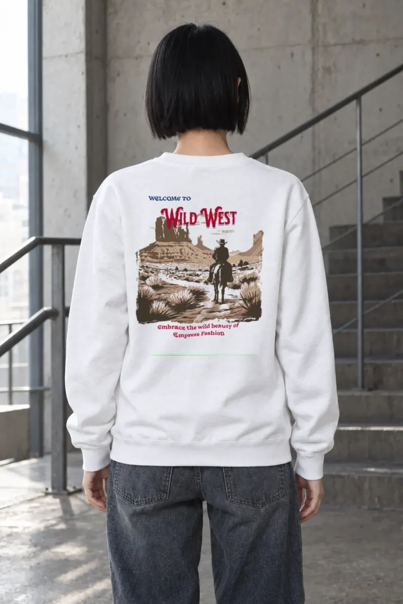 "Welcome To Wild West" Heavy Blend Unisex Crewneck Sweatshirt | Gildan 18000