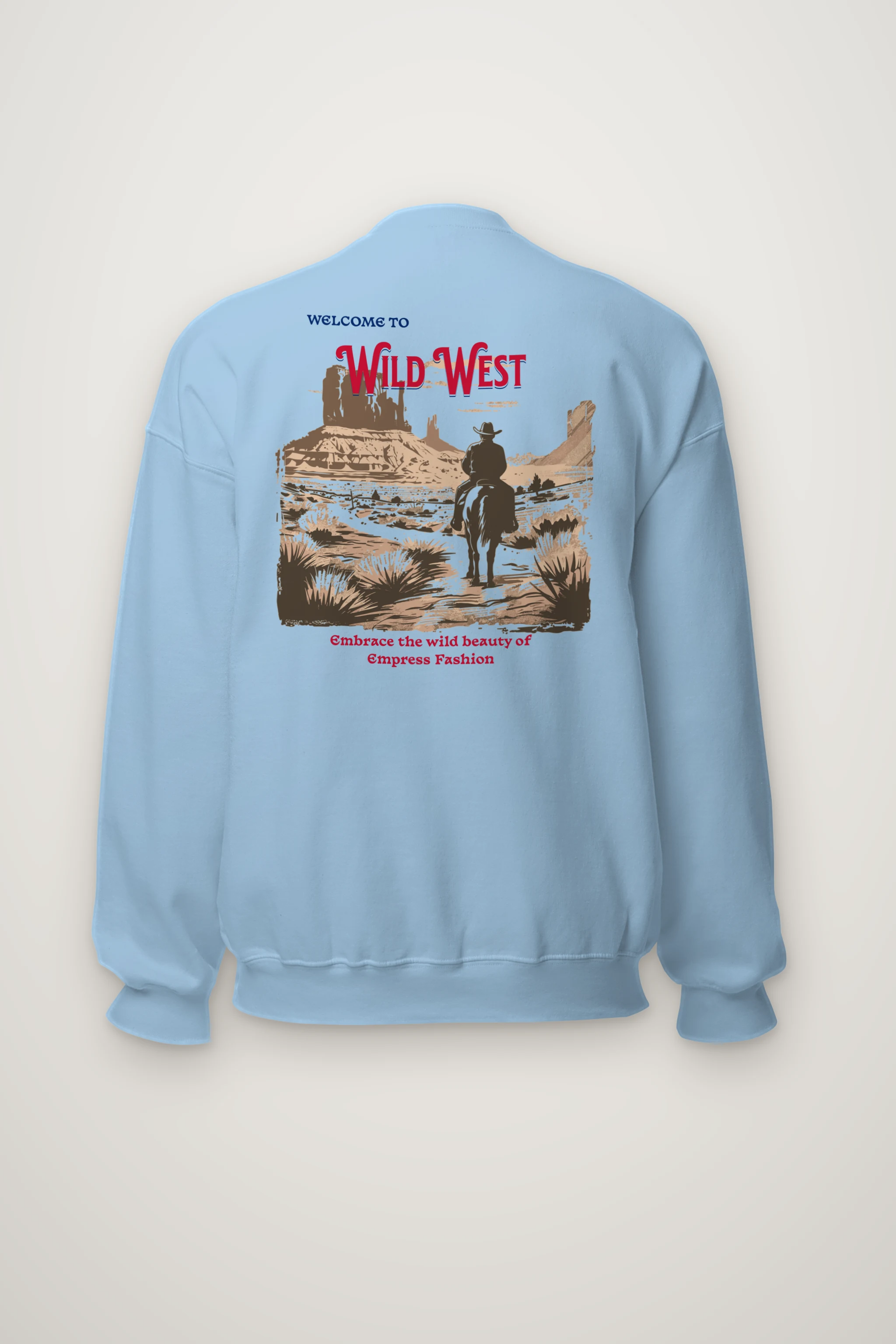 "Welcome To Wild West" Heavy Blend Unisex Crewneck Sweatshirt
