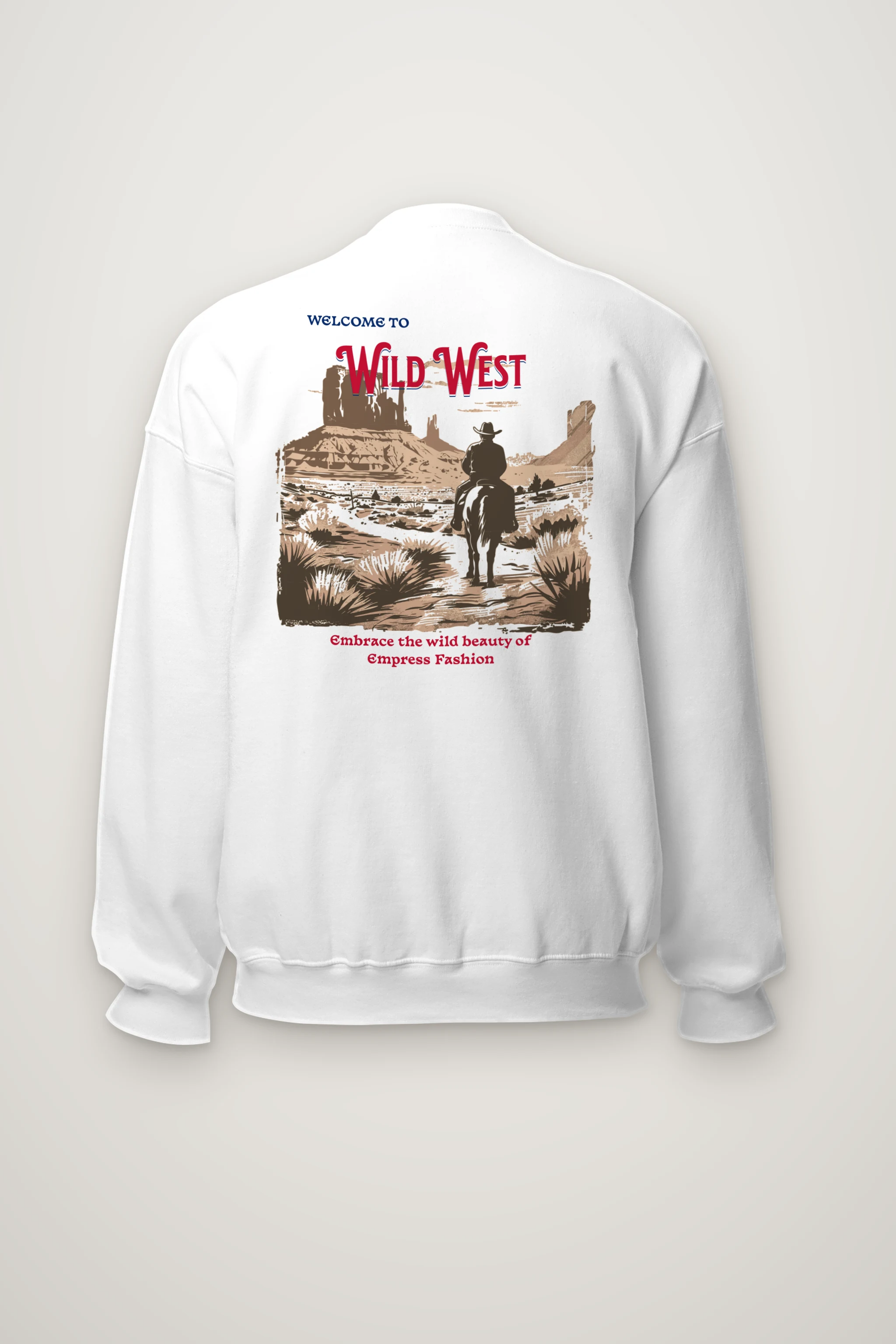"Welcome To Wild West" Heavy Blend Unisex Crewneck Sweatshirt
