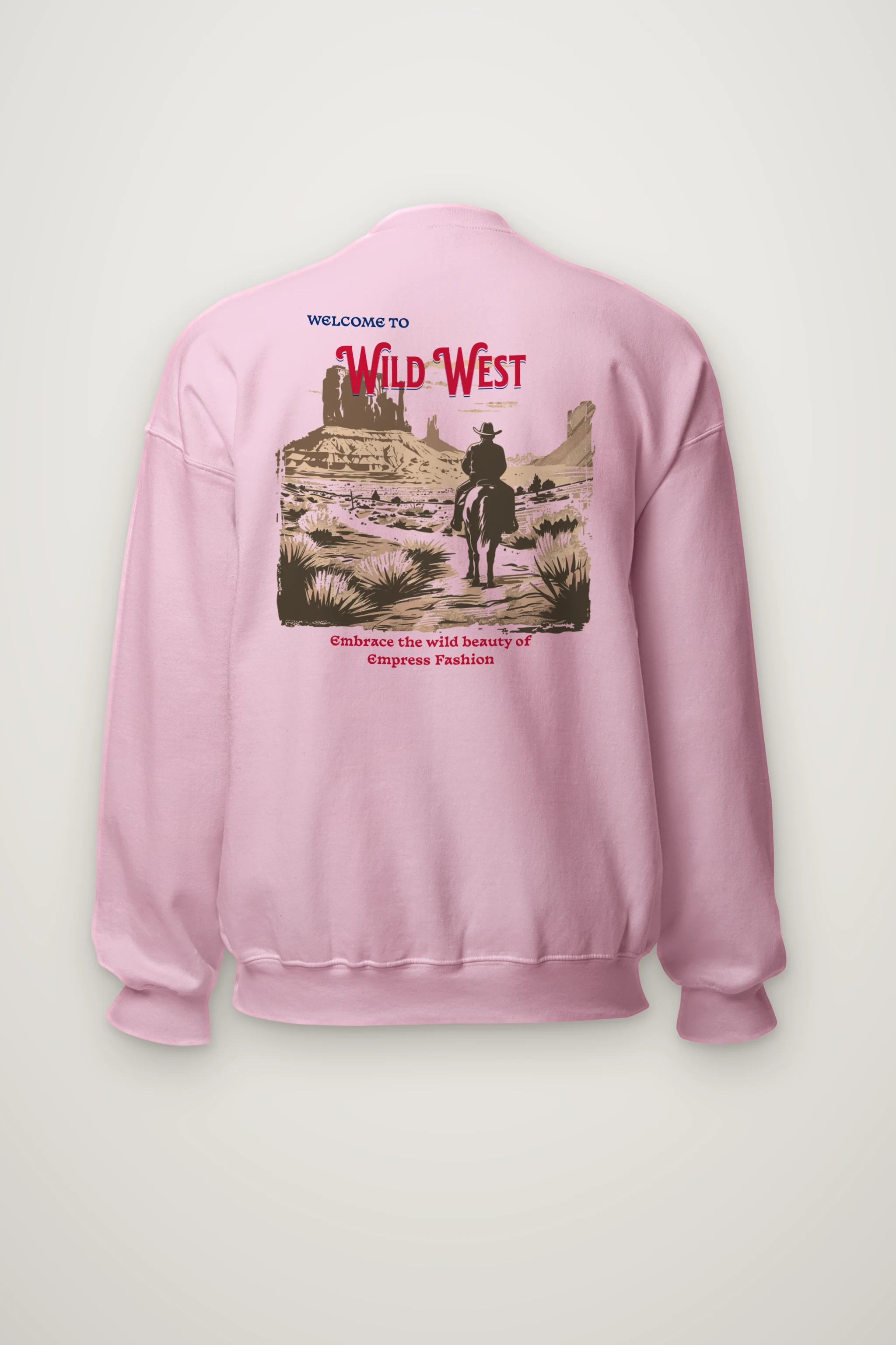 "Welcome To Wild West" Heavy Blend Unisex Crewneck Sweatshirt