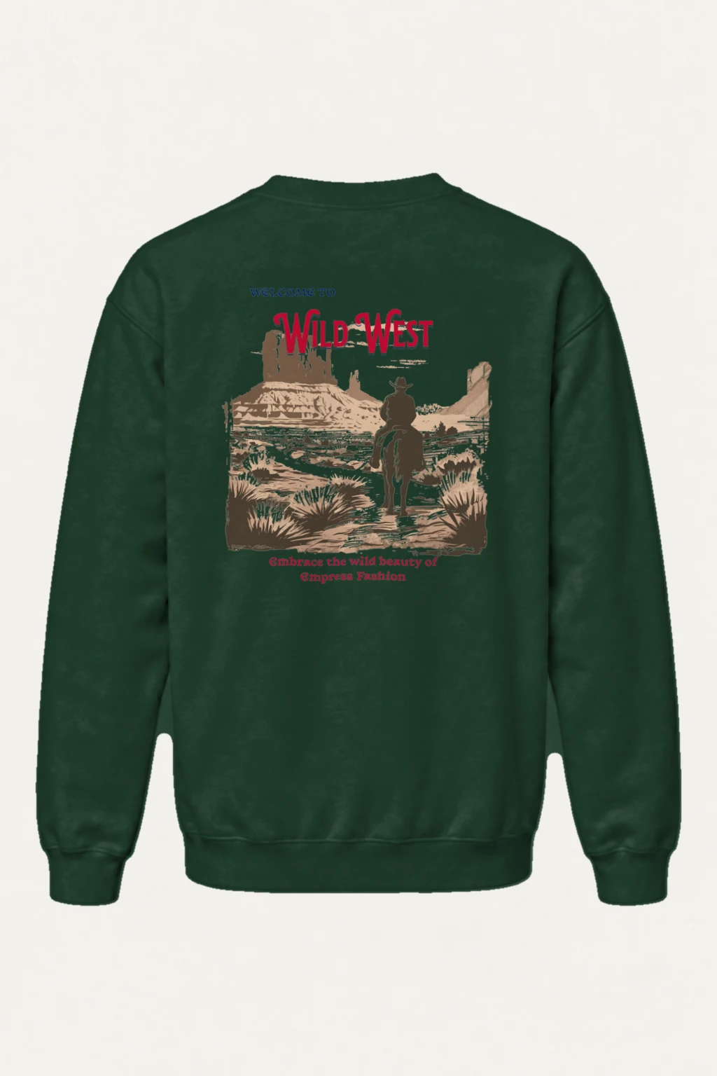 "Welcome To Wild West" Heavy Blend Unisex Crewneck Sweatshirt | Gildan 18000