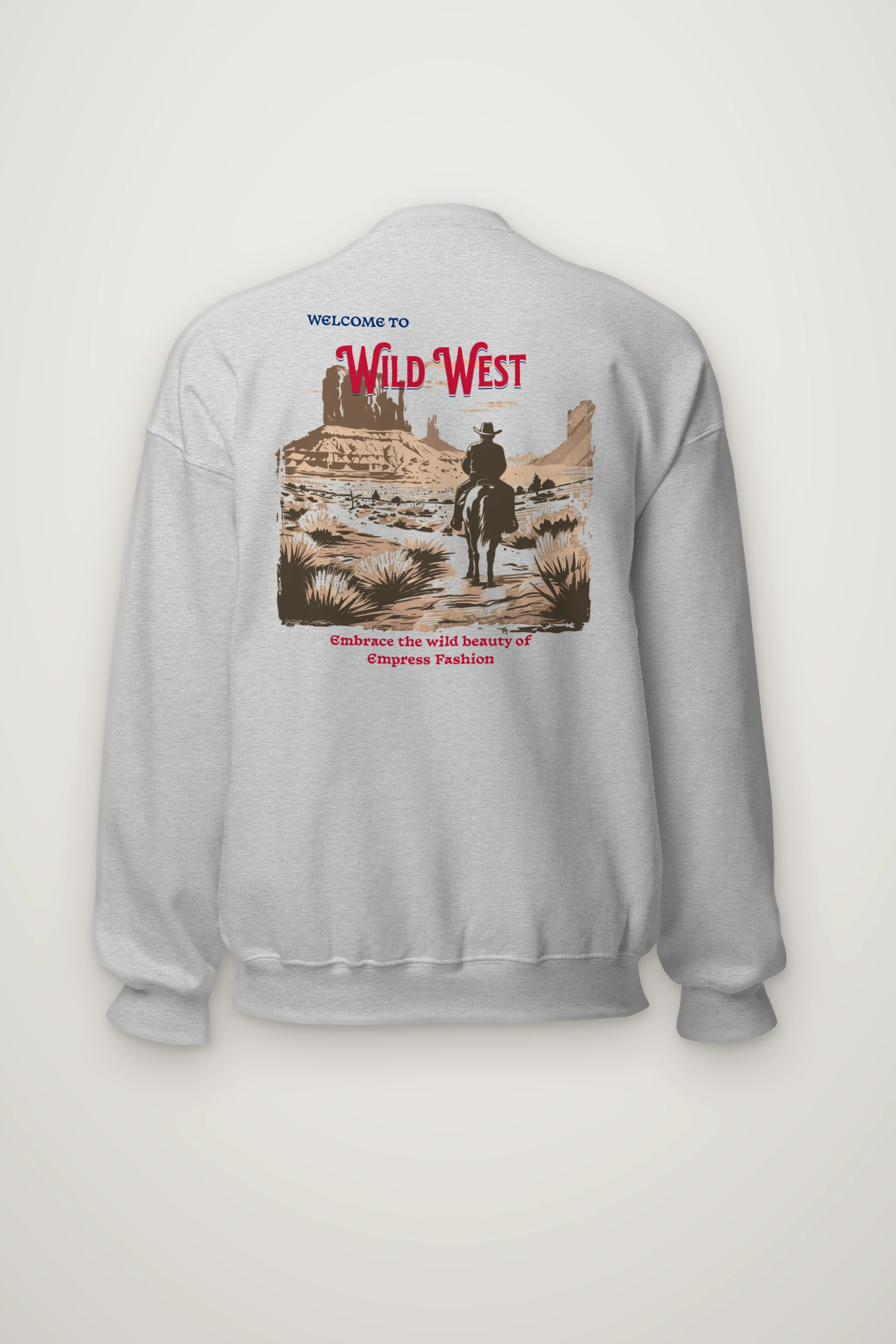"Welcome To Wild West" Heavy Blend Unisex Crewneck Sweatshirt