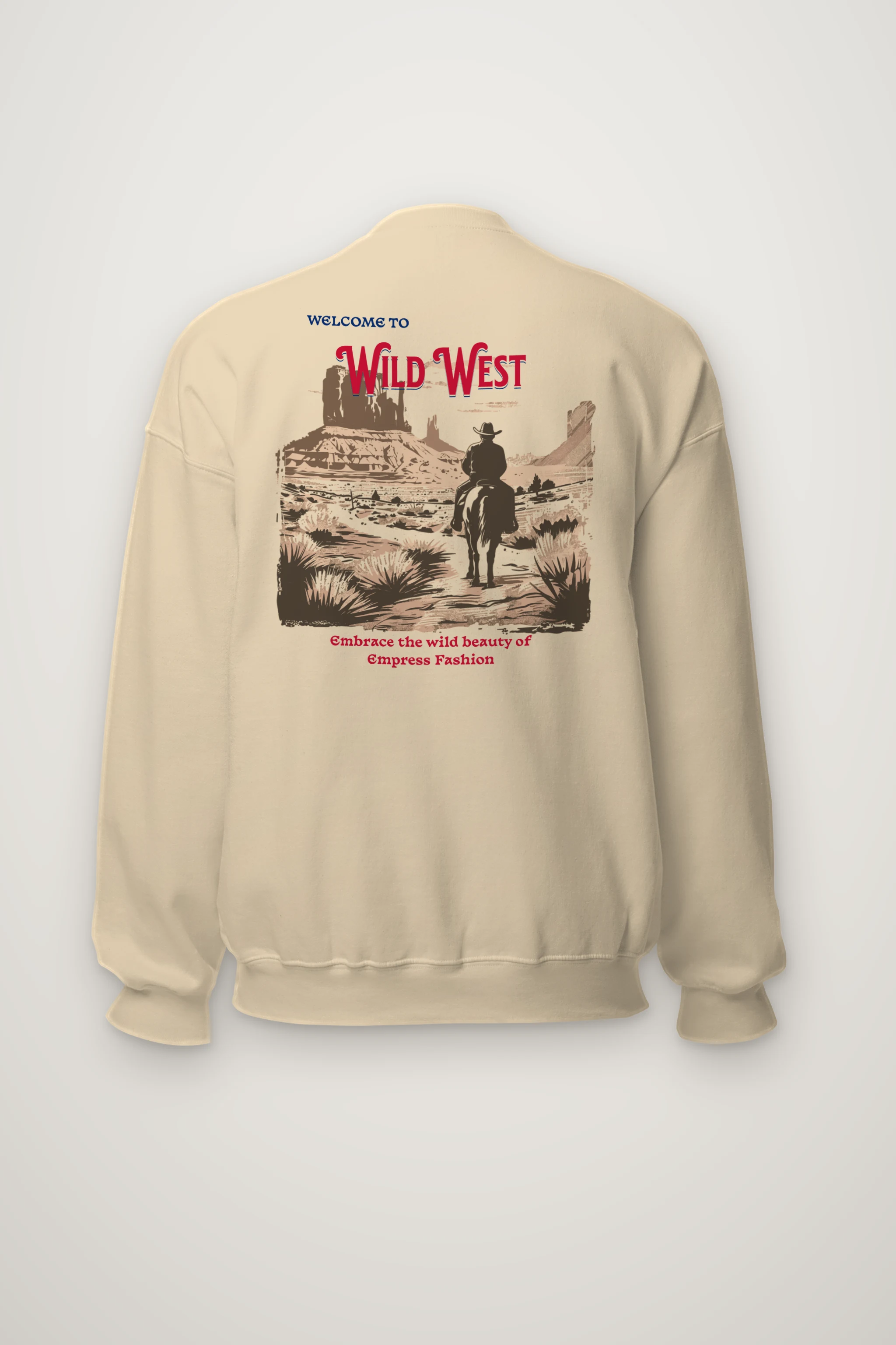 "Welcome To Wild West" Heavy Blend Unisex Crewneck Sweatshirt