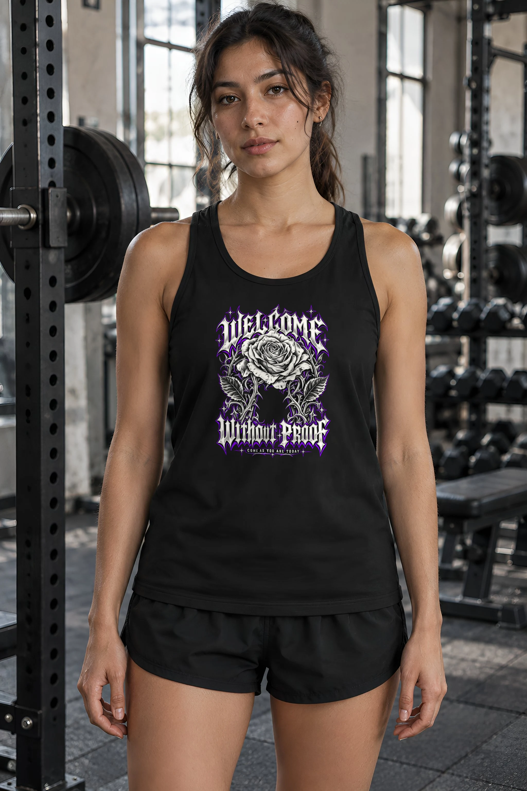 "Welcome Without Proof" Unisex Jersey Tank