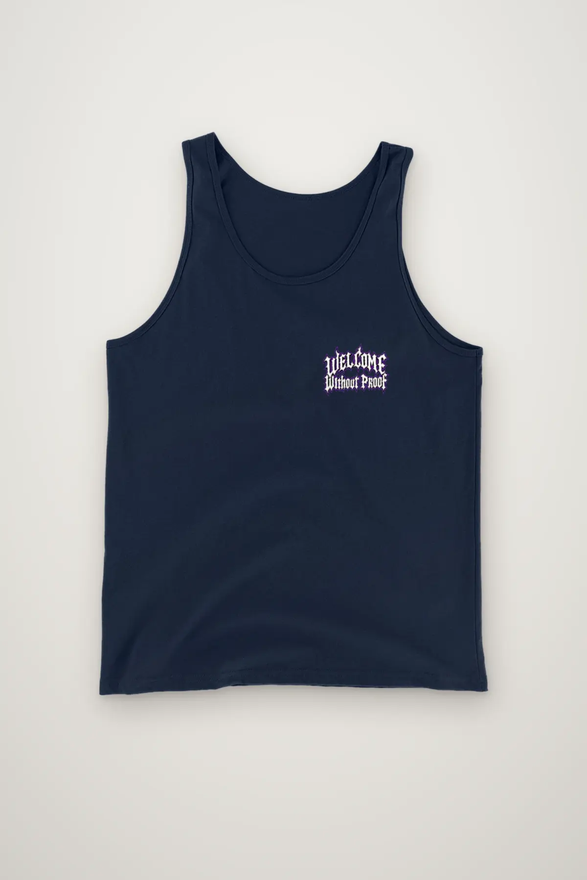 "Welcome Without Proof" Unisex Jersey Tank