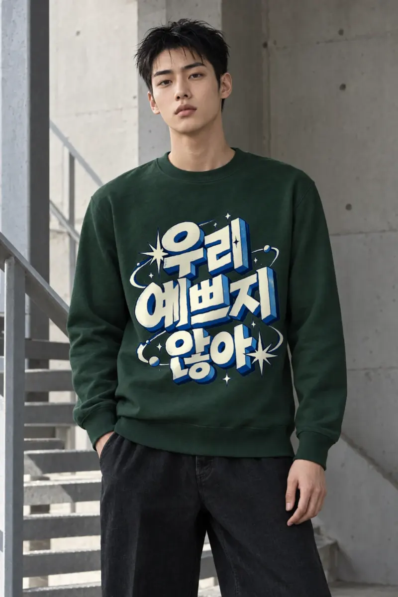 "We’re Not Pretty" Heavy Blend Unisex Crewneck Sweatshirt