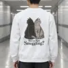 "We’re Not Snuggling?" Heavy Blend Unisex Crewneck Sweatshirt