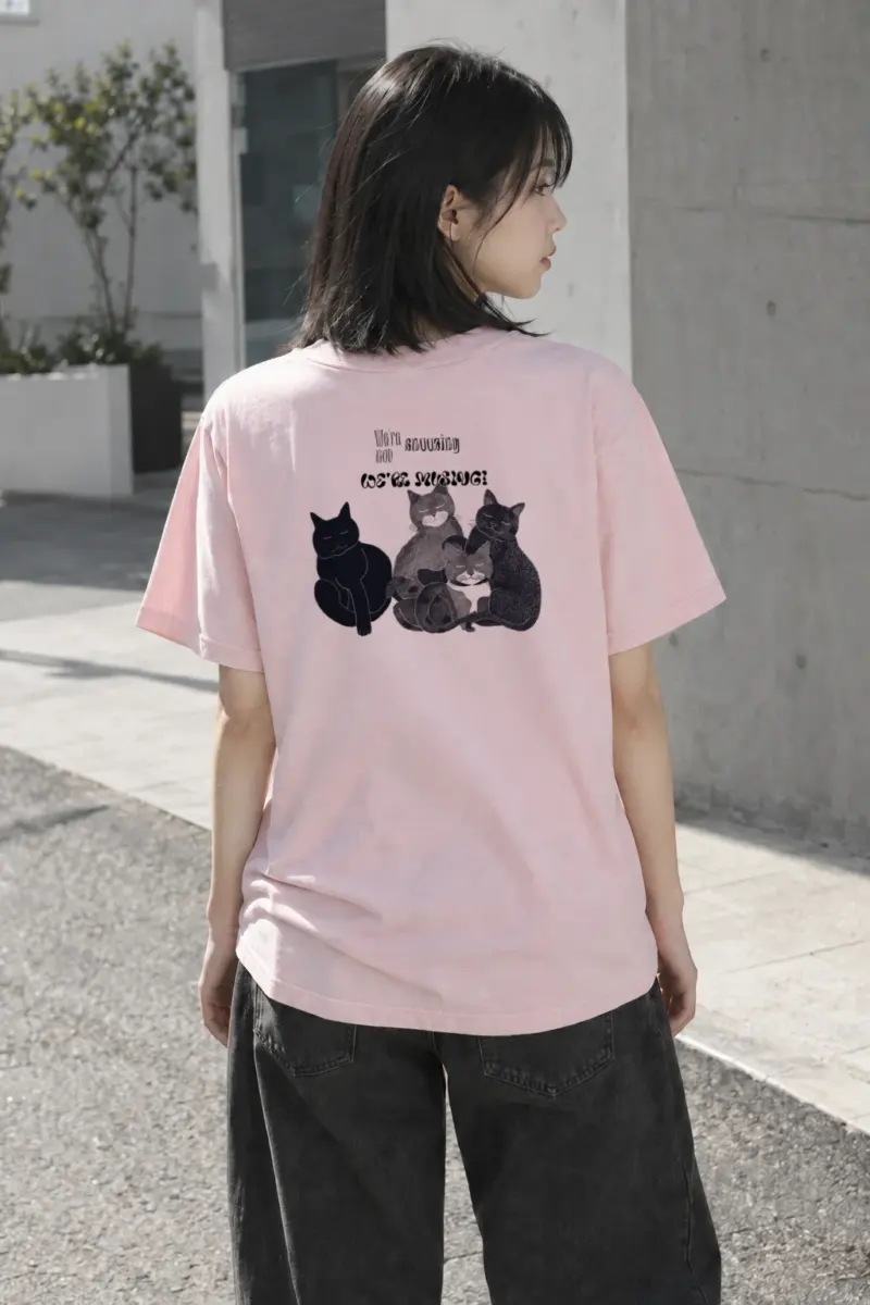 "We're Not Snuggling?" Heavyweight Unisex Crewneck T-shirt | Gildan 5000