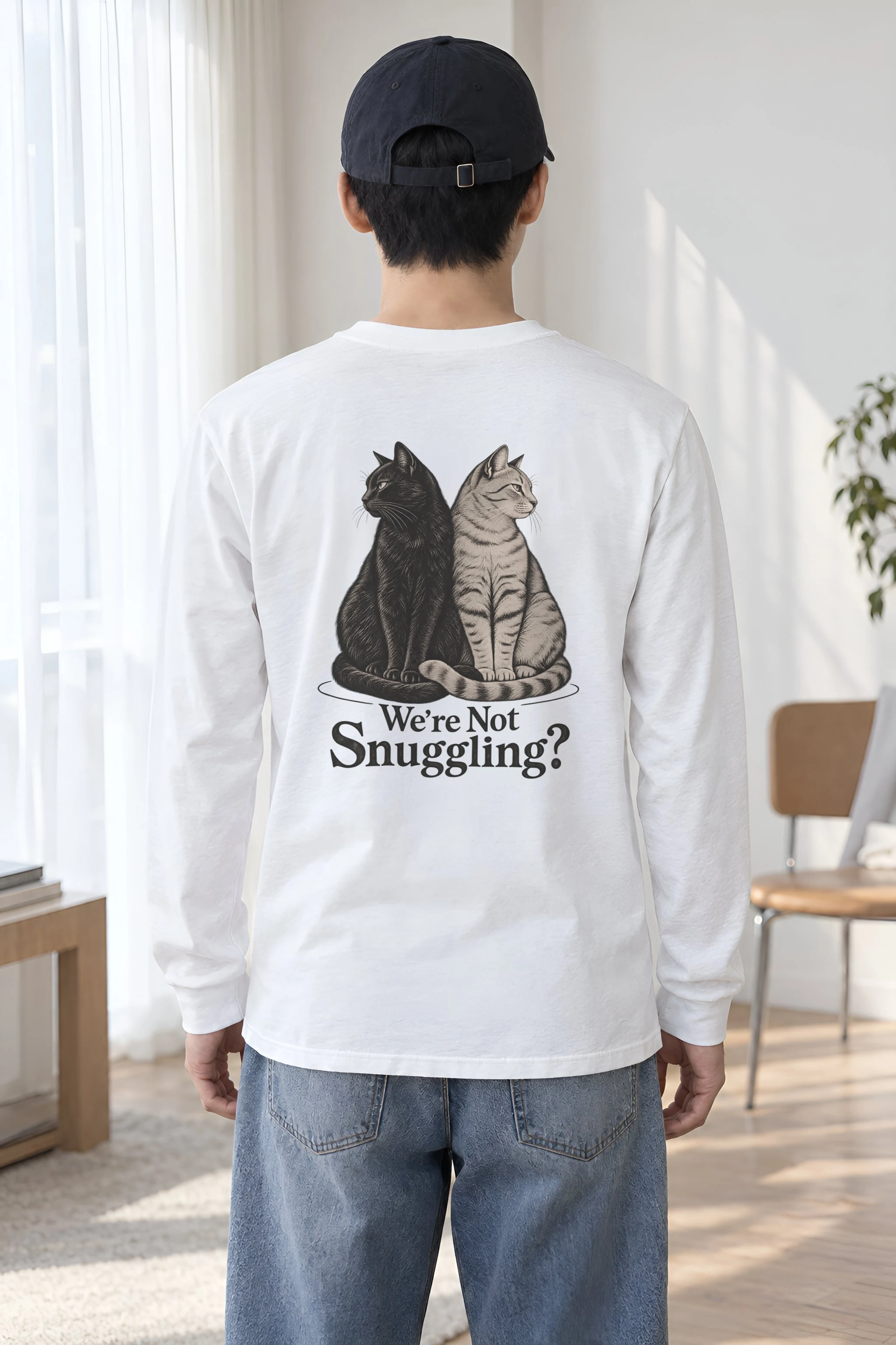 "We’re Not Snuggling?" Unisex Longsleeve T-shirt
