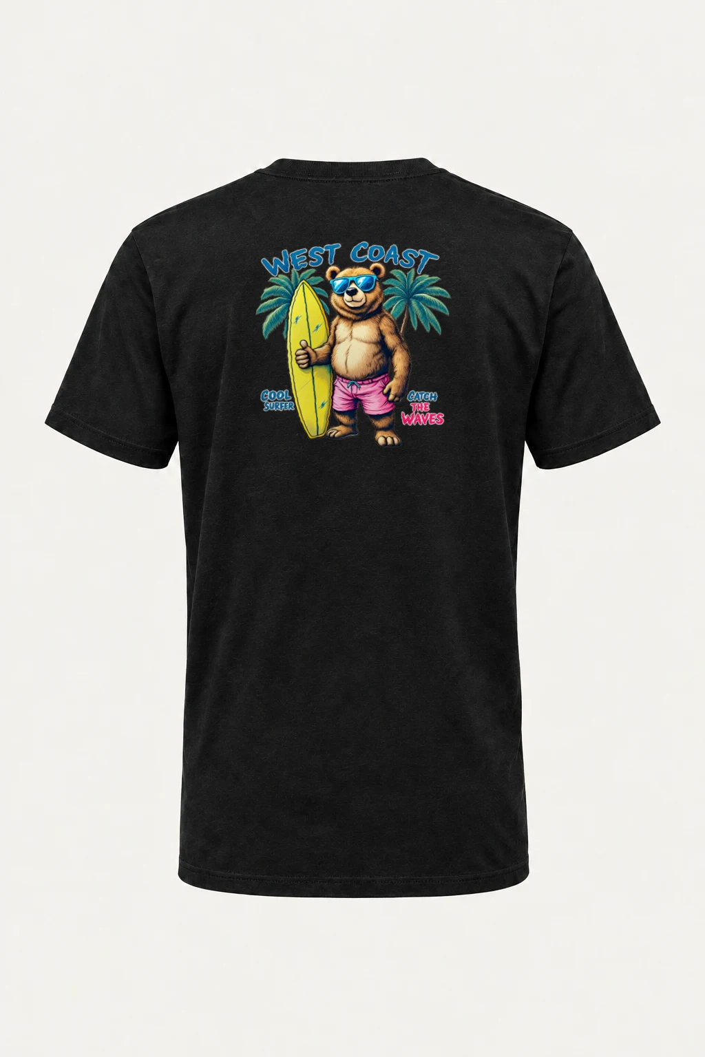 "West Coast Cool" Heavyweight Unisex Crewneck T-shirt | Gildan 5000