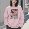 "West Coast Paradise" Heavy Blend Unisex Crewneck Sweatshirt | Gildan 18000