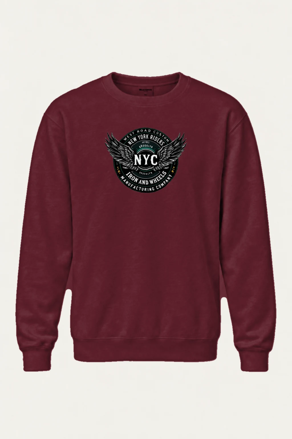 "West Road Riders" Heavy Blend Unisex Crewneck Sweatshirt | Gildan 18000
