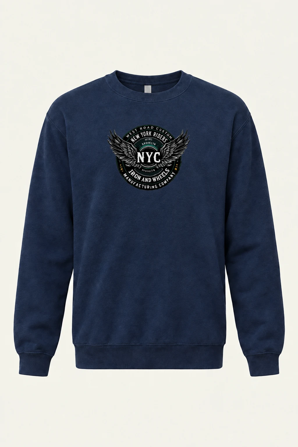 "West Road Riders" Heavy Blend Unisex Crewneck Sweatshirt | Gildan 18000