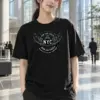 "West Road Riders" Heavyweight Unisex Crewneck T-shirt | Gildan 5000