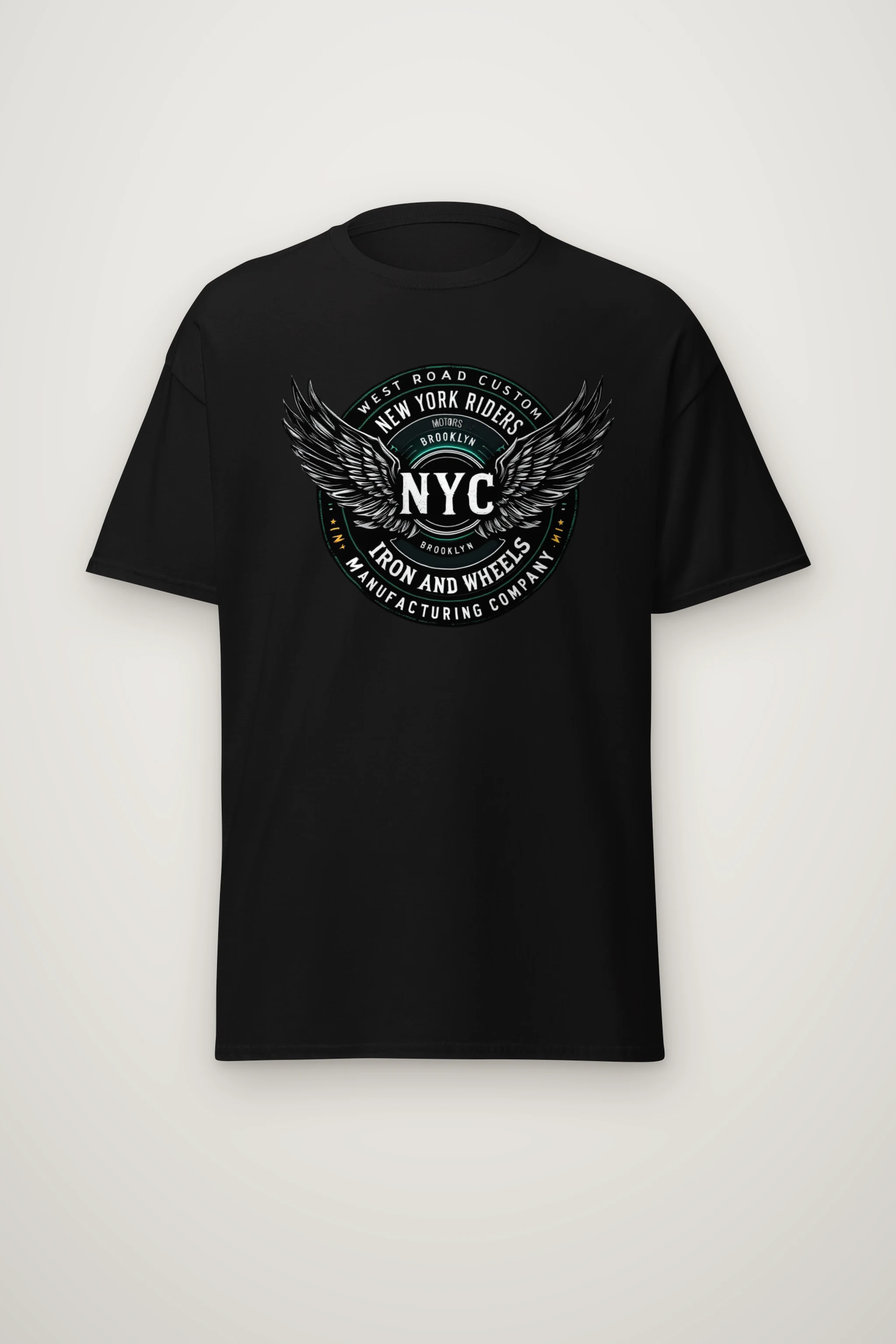 "West Road Riders" Heavyweight Unisex Crewneck T-shirt