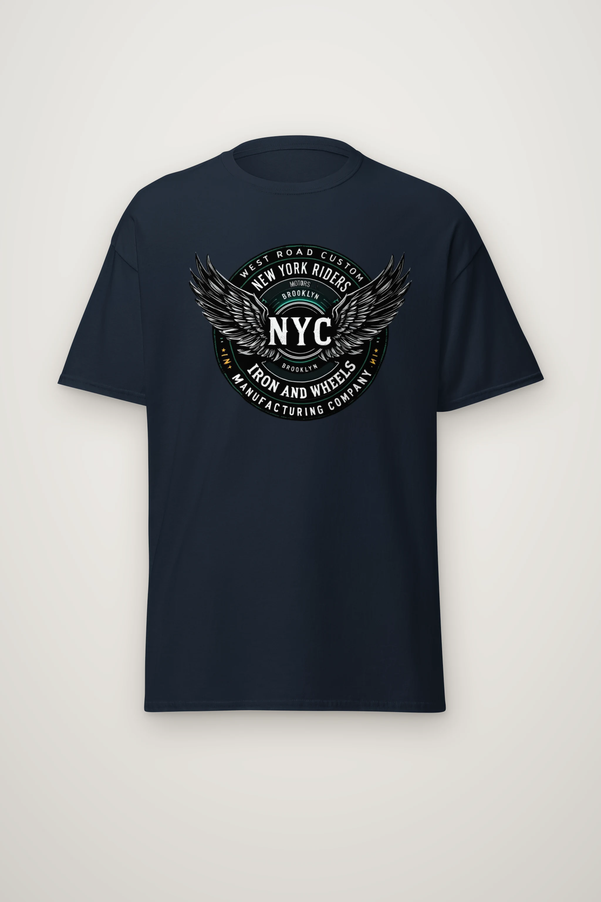 "West Road Riders" Heavyweight Unisex Crewneck T-shirt