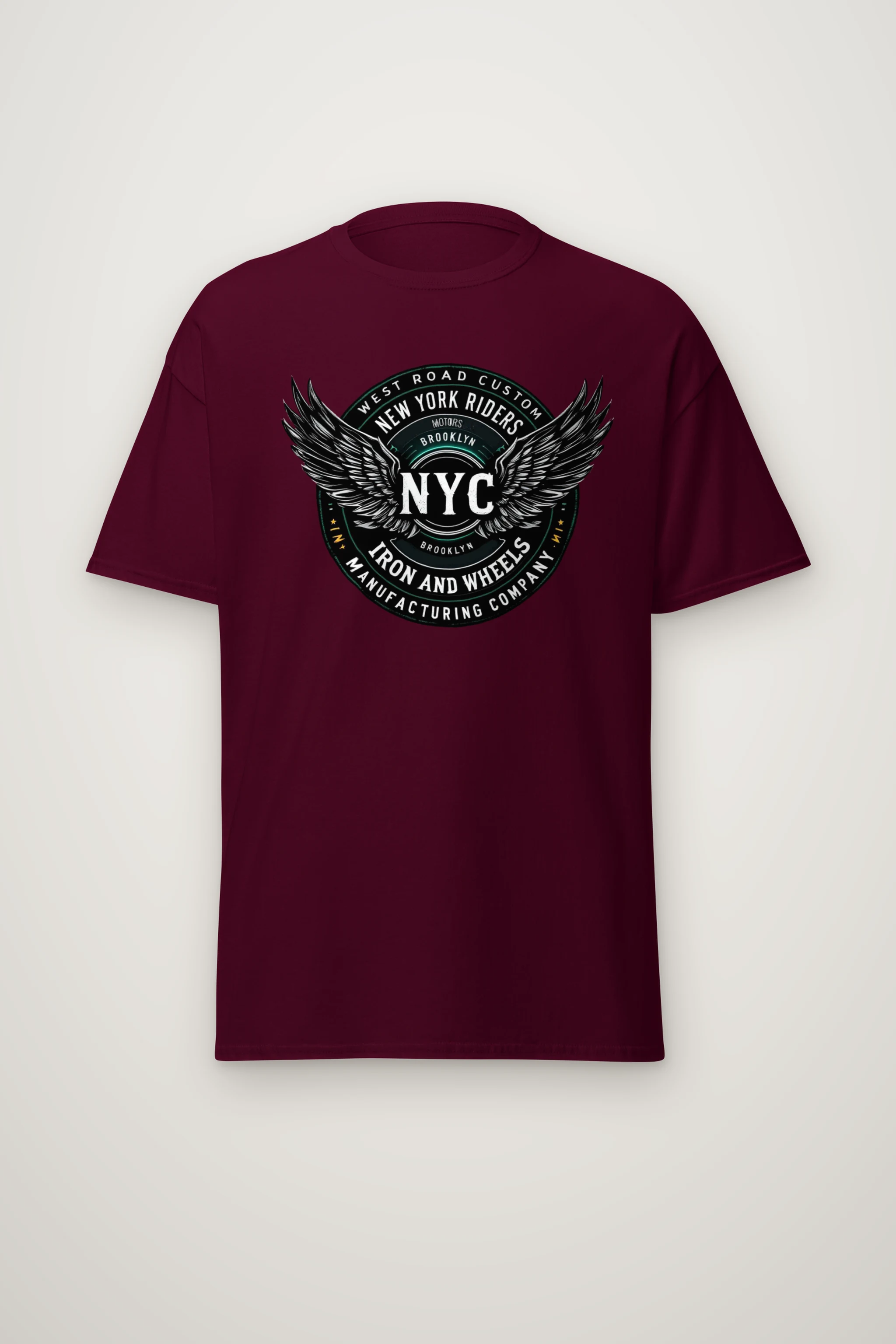 "West Road Riders" Heavyweight Unisex Crewneck T-shirt