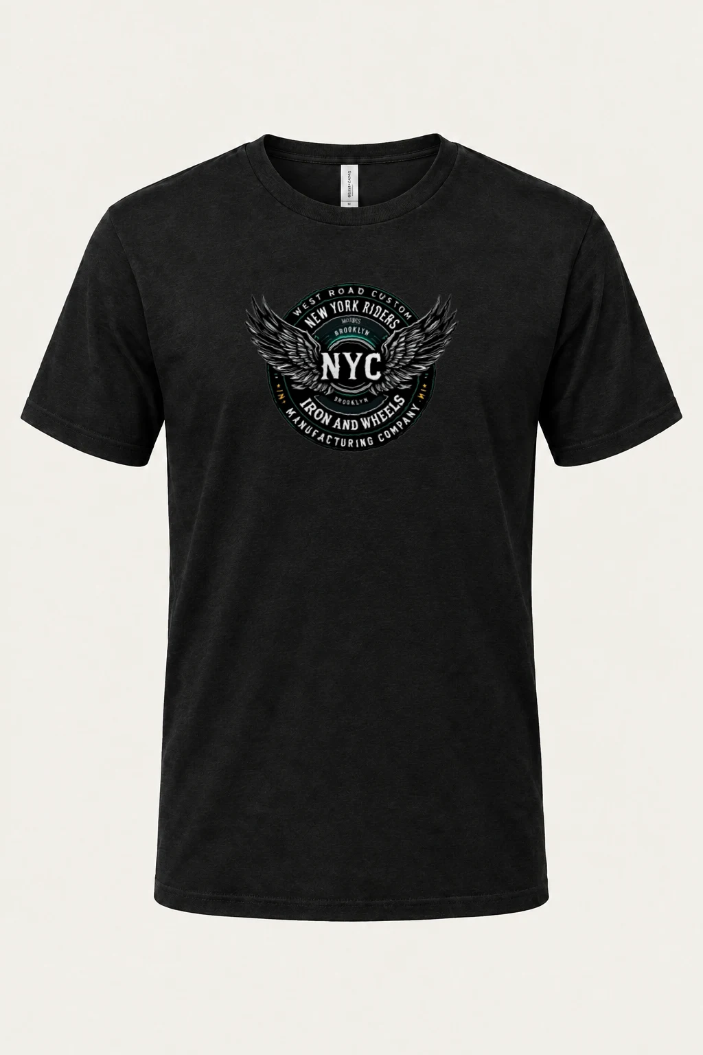 "West Road Riders" Heavyweight Unisex Crewneck T-shirt | Gildan 5000