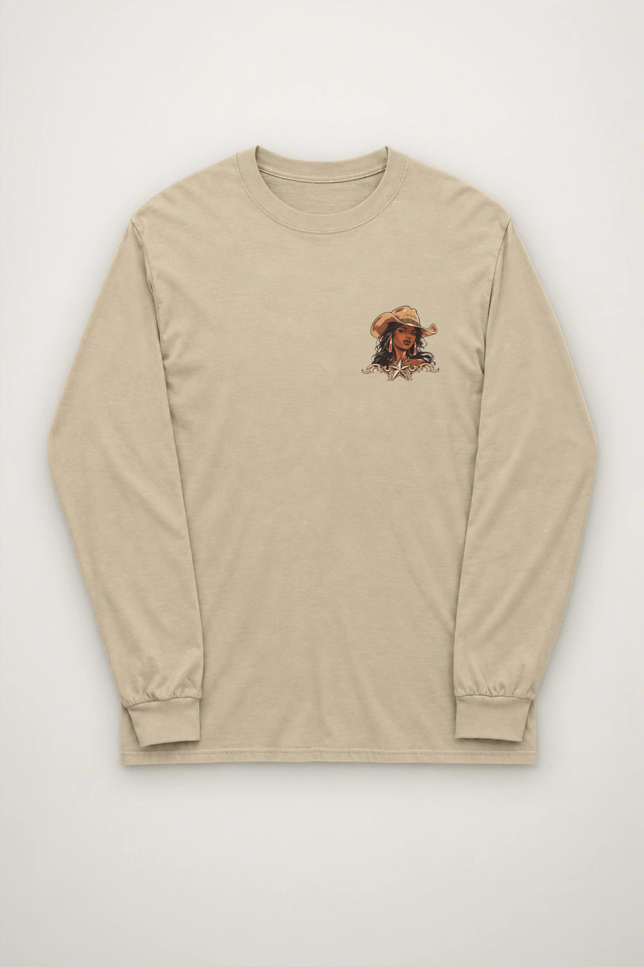 "Western Cowgirl Trio" Unisex Longsleeve T-shirt