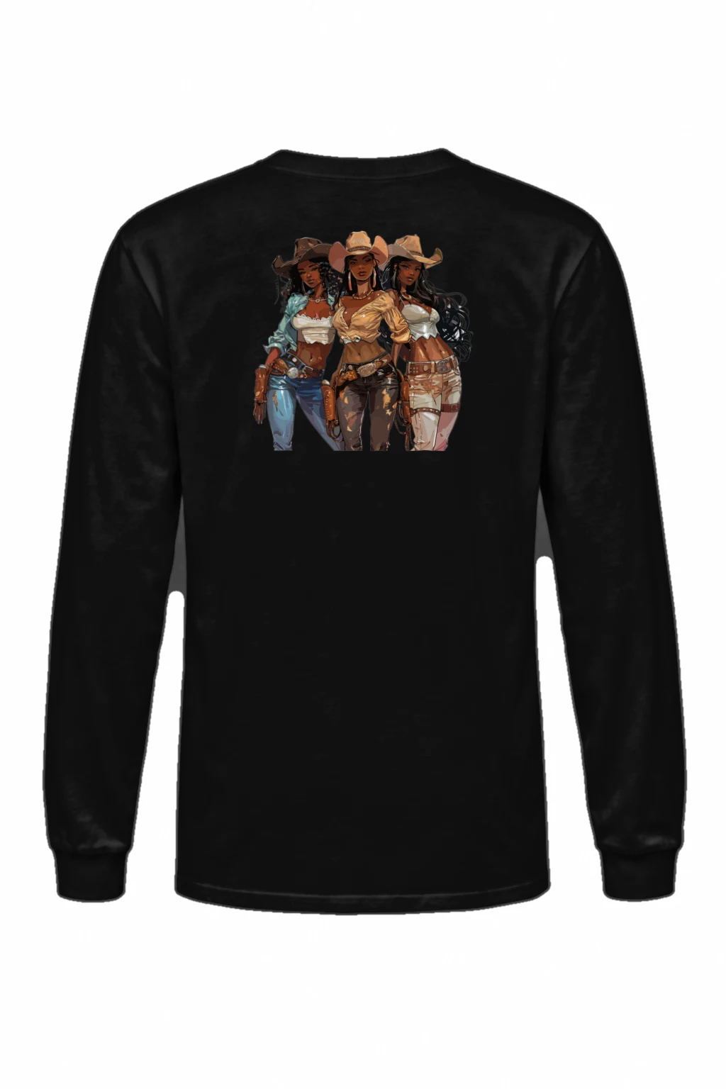 "Western Cowgirl Trio" Unisex Longsleeve T-shirt | Gildan 2400