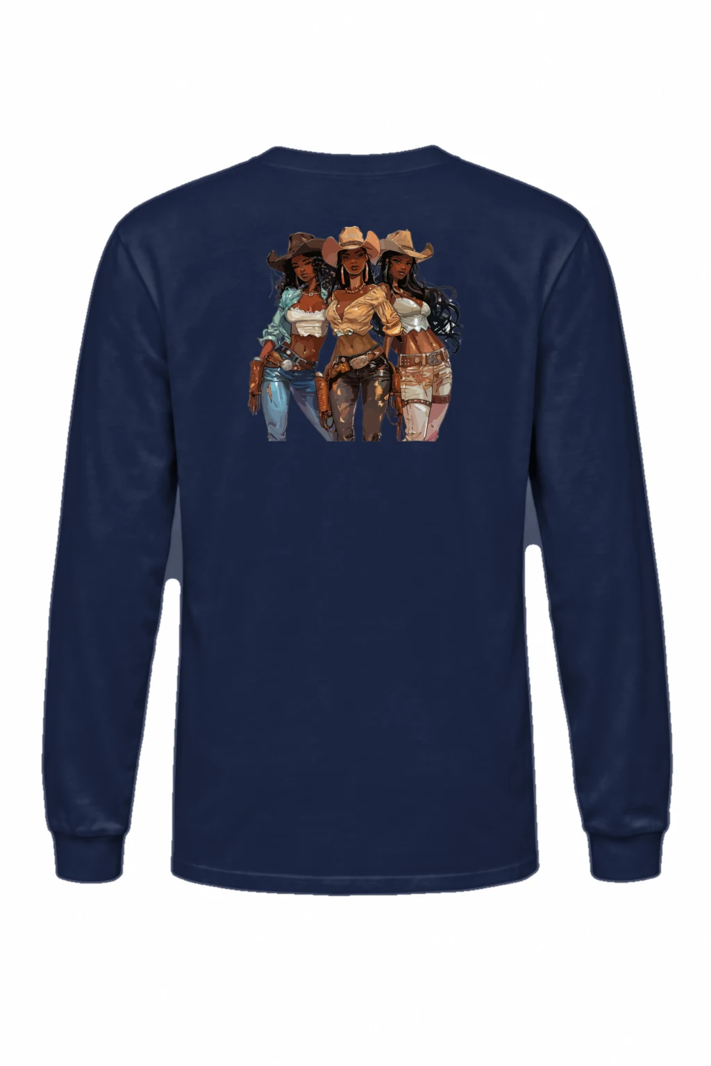 "Western Cowgirl Trio" Unisex Longsleeve T-shirt | Gildan 2400