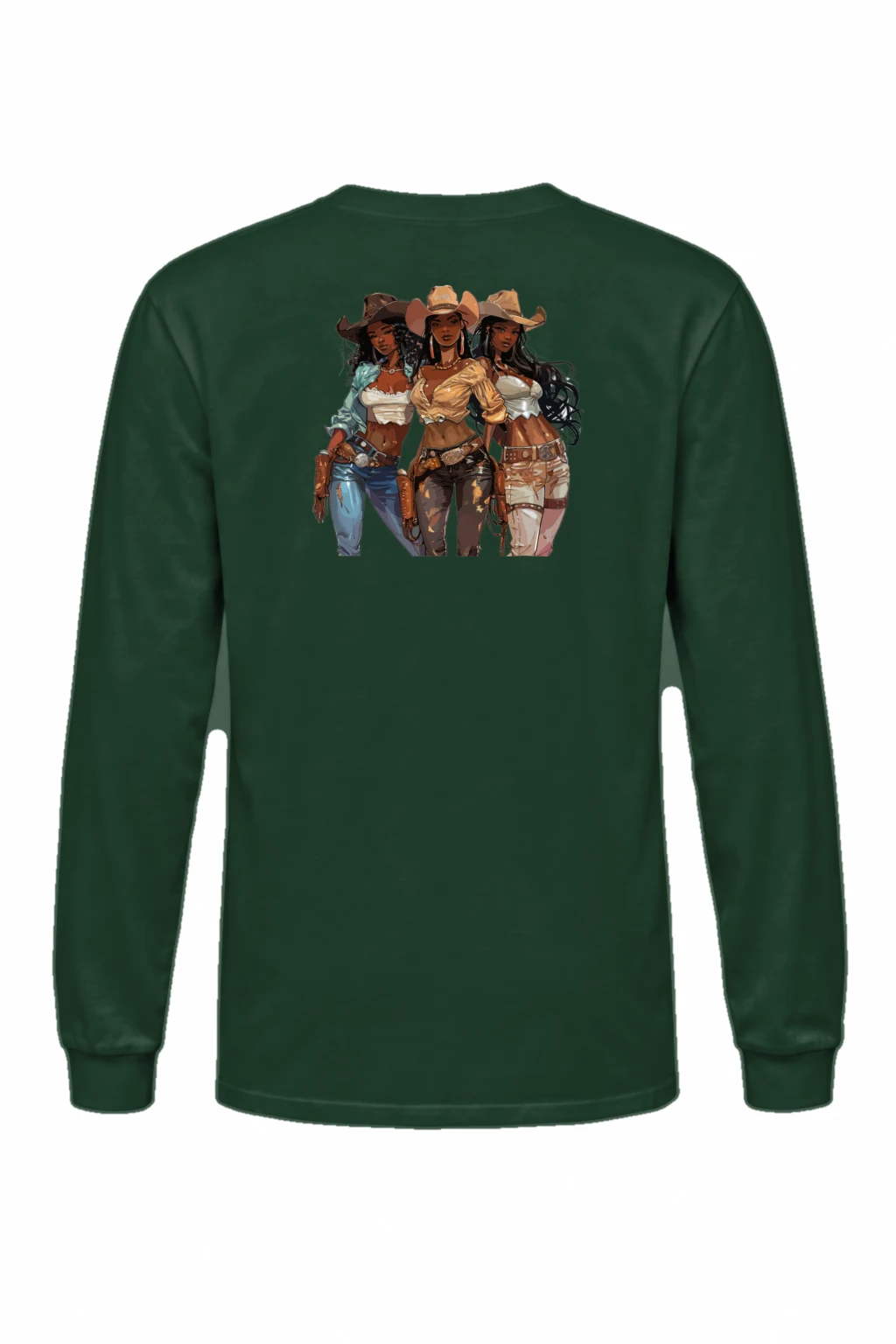 "Western Cowgirl Trio" Unisex Longsleeve T-shirt | Gildan 2400